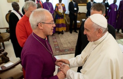 Papež pojede v lednu na návštěvu Konga a Jižního Súdánu, kde se setká i s arcibiskupem Welbym