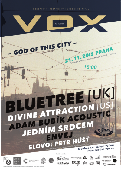 Britská kapela Bluetree vystoupí na festivalu VOX