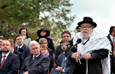 Projev Štěcha v Terezíně byl podle židovských obcí protiněmecký, projev Vodičky xenofóbní