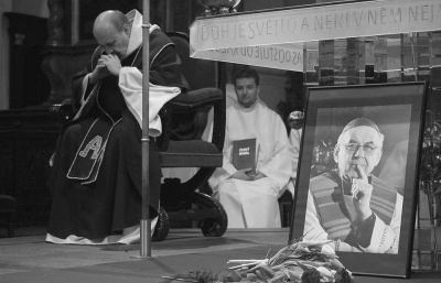 Tomáš Halík předsedal requiem za Miloslava Vlka