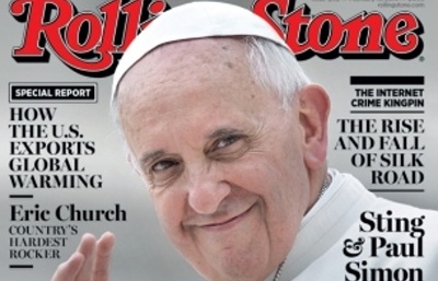 Kultovní časopis Rolling Stone dal na obálku papeže