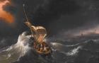 Petrova loďka se kymácí v bouři