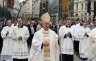 Na Národní eucharistický kongres do centra Brna přijelo kolem 25.000 věřících