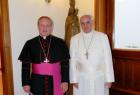 Biskup Vokál včera posnídal s papežem