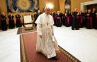 Katoličtí biskupové se setkali s papežem. Kardinál Duka do Říma neodletěl, byl pozitivně testován