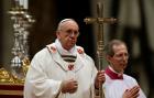 Papež dnes při setkání s českými biskupy požehnal korunky k Palladiu a olešnické Panně Marii